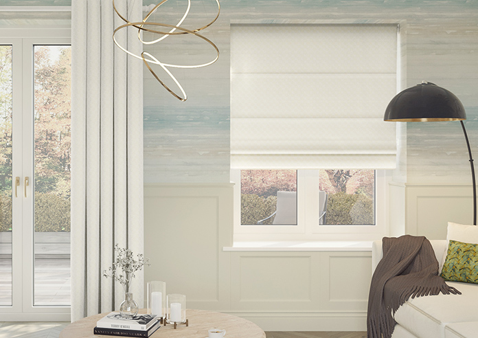 Galactica, Bone White - Roman Blind - Image 3